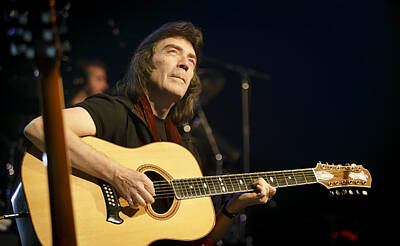 Rock And Roll Photos - Steve Hackett 2014 by Chuck Spang