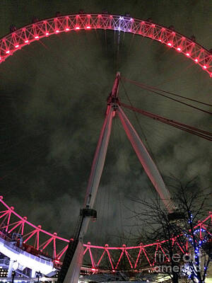 London Skyline Photo Rights Managed Images - The London Eye Royalty-Free Image by Doc Braham