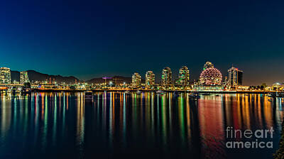 Little Mosters Rights Managed Images - Vancouver at night Royalty-Free Image by Viktor Birkus