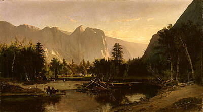 Happy Anniversary - Yosemite Valley by William Keith