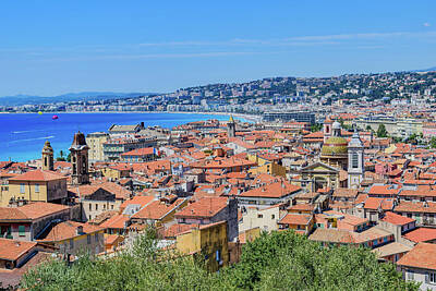 City Scenes Royalty-Free and Rights-Managed Images - Downtown Nice, France by Cityscape Photography