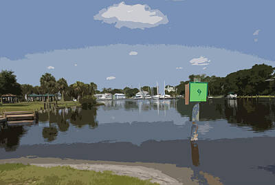 Stocktrek Images - Eau Gallie River in Florida by Allan  Hughes