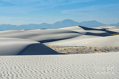 Abstract Male Faces - The unique and beautiful White Sands National Monument in New Mexico. by Jamie Pham