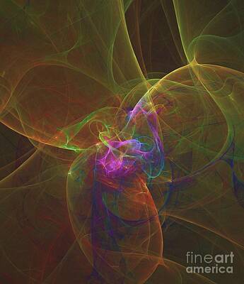 Science Fiction Digital Art - Patterns of Life by RT by Esoterica Art Agency