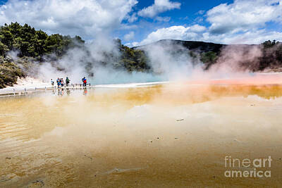 Katharine Hepburn - Champagne Pool in Waiotapu Thermal Reserve, Rotorua, New Zealand by Mariusz Prusaczyk