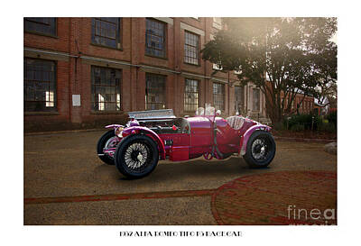 Tool Paintings - 1932 Alfa Romeo Tipo B P3 Race Car by Dave Koontz