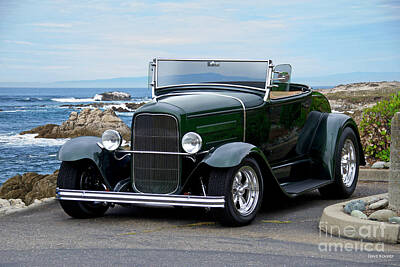 Beach House Shell Fish - 1932 Ford Full Fendered Roadster II by Dave Koontz