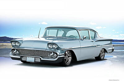 Quotes And Sayings - 1958 Chevrolet Biscayne II by Dave Koontz