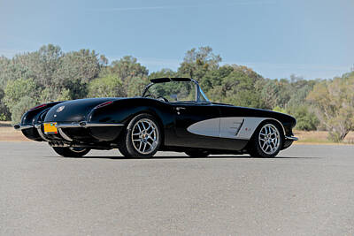 Royalty-Free and Rights-Managed Images - 1958 Corvette Roadster On Location IV by Dave Koontz