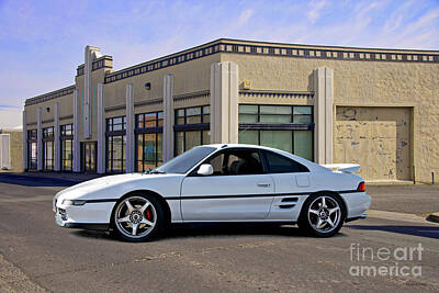 Nfl Team Signs - 1991 Toyota MR2 Sports Coupe II by Dave Koontz