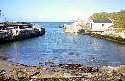 On Pointe Rights Managed Images - Ballintoy Harbour View Royalty-Free Image by John Hughes