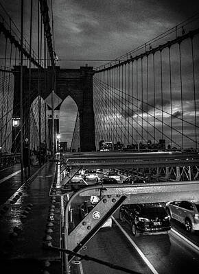 Target Project 62 Abstract - Brooklyn Bridge by Martin Newman