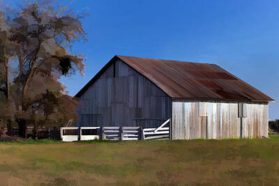 Zen Garden - Country Barn by Floyd Hopper