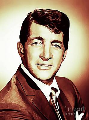 Celebrities Royalty-Free and Rights-Managed Images - Dean Martin, actor, crooner by Esoterica Art Agency