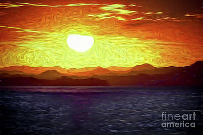 Cities Royalty Free Images - Fijian Sunset 1 Royalty-Free Image by Stefan H Unger