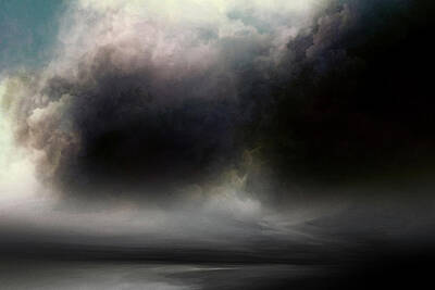 Abstract Landscape Royalty Free Images - Floating Royalty-Free Image by Lonnie Christopher