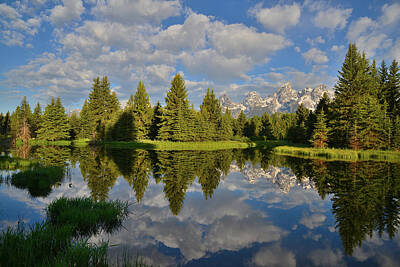 Clouds Rights Managed Images - Grand Teton National Park Royalty-Free Image by Ray Mathis