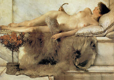 Nudes Digital Art - In the Tepidarium by Sir Lawrence Alma Tadema
