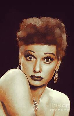 Fathers Day 1 - Lucille Ball, Hollywood Legend by Esoterica Art Agency