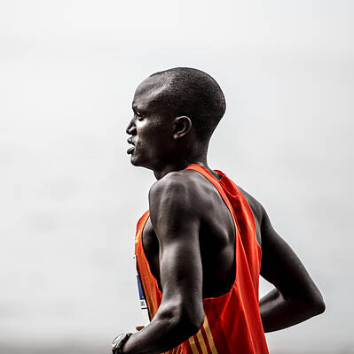 Athletes Photos - marathon Athlete by Sotiris Filippou