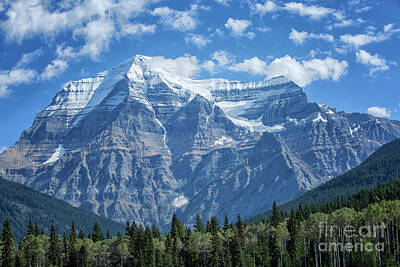 All American Royalty Free Images - Mount Robson in Canada Royalty-Free Image by Patricia Hofmeester