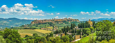 Wine Royalty Free Images - Old town of Orvieto, Umbria, Italy Royalty-Free Image by JR Photography