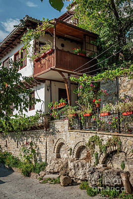 Solar System Posters - Old Town Street And Houses View Of Veliko Tarnovo Bulgaria by JM Travel Photography