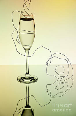 Wine Royalty Free Images - Reflection Royalty-Free Image by Nailia Schwarz
