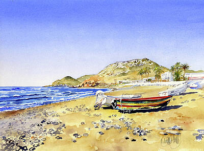 Seascapes Larry Marshall - The Beach at Las Negras by Margaret Merry