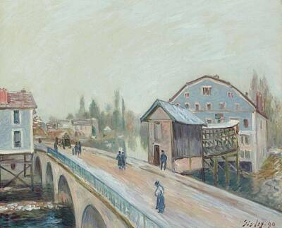 Neutrality - The Bridge Moret by Alfred Sisley