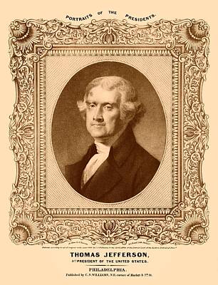 Politicians Royalty Free Images - Thomas Jefferson Royalty-Free Image by War Is Hell Store