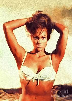 Space Photographs Of The Universe - Ursula Andress, Movie Star by Esoterica Art Agency
