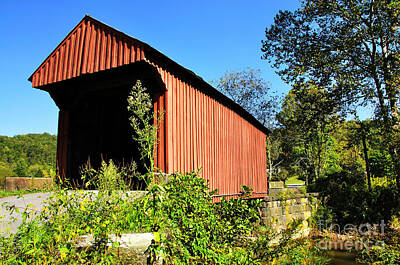 Music Rights Managed Images - Walkersville Covered Bridge Royalty-Free Image by Thomas R Fletcher