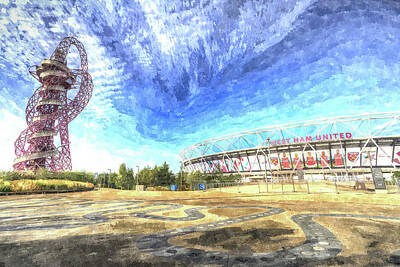 Tina Turner - West Ham Olympic Stadium And The Arcelormittal Orbit  Art by David Pyatt