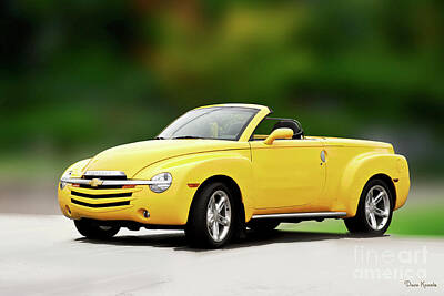 Transportation Royalty-Free and Rights-Managed Images - 2003 Chevrolet SSR Retro Style Pickup by Dave Koontz