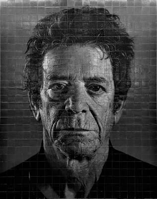 Musician Rights Managed Images - 2nd Ave Subway Art Lou Reed B W 3 Royalty-Free Image by Rob Hans