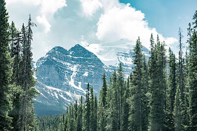 Surrealism Photo Royalty Free Images - Banff National Park Alberta Canada Royalty-Free Image by Paul Cannon