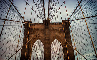 Landmarks Royalty Free Images - Brooklyn Bridge Royalty-Free Image by Martin Newman