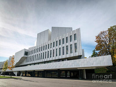 The Rolling Stones Royalty Free Images - Finlandia Hall landmark building in helsinki city finland Royalty-Free Image by JM Travel Photography
