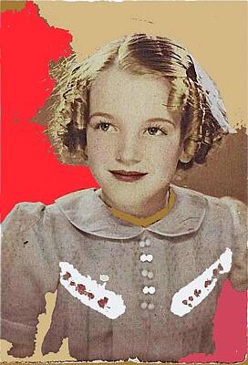 Actors Photos - Marilyn Monroe As A Child C. 1936-2013 by David Lee Guss