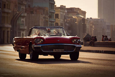 Garden Vegetables - Old classic car in Havana Cuba by Dan Mirica