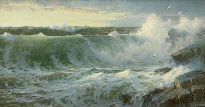 Laundry Room Signs - Seascape by William Trost