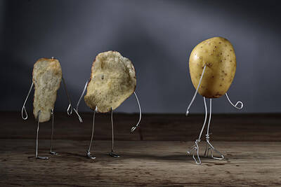 Still Life Royalty Free Images - Simple Things - Potatoes Royalty-Free Image by Nailia Schwarz