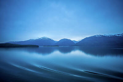 Lucille Ball - Sunset Over Alaska Fjords On A Cruise Trip Near Ketchikan by Alex Grichenko