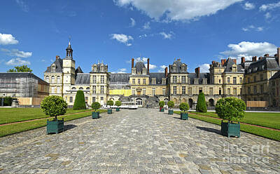 Katharine Hepburn - Palace of Fontainebleau, France  by Amir Paz