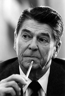 Politicians Rights Managed Images - President Ronald Reagan - Three Royalty-Free Image by War Is Hell Store