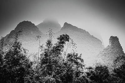 Kim Fearheiley Photography Royalty Free Images - Mountains scenery Royalty-Free Image by Carl Ning