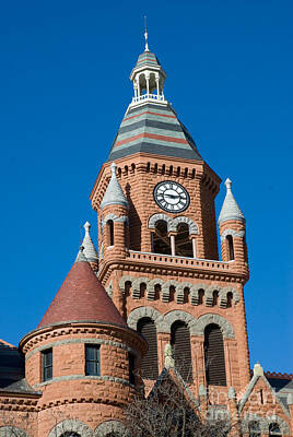 Car Design Icons - Old Red Courthouse - Dallas Texas  by Anthony Totah