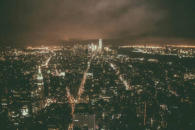 New York Skyline Royalty-Free and Rights-Managed Images - New York Skyline by Martin Newman