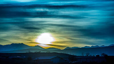Wine Corks Royalty Free Images - Sunrise Over Colorado Rocky Mountains Royalty-Free Image by Alex Grichenko
